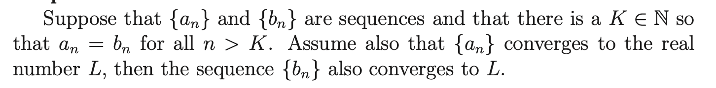 Solved Suppose That {an} And {bn} Are Sequences And That | Chegg.com