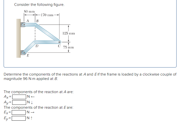 Solved Consider The Following Figure. SO Mm -170 Mm B 125 Mm | Chegg.com