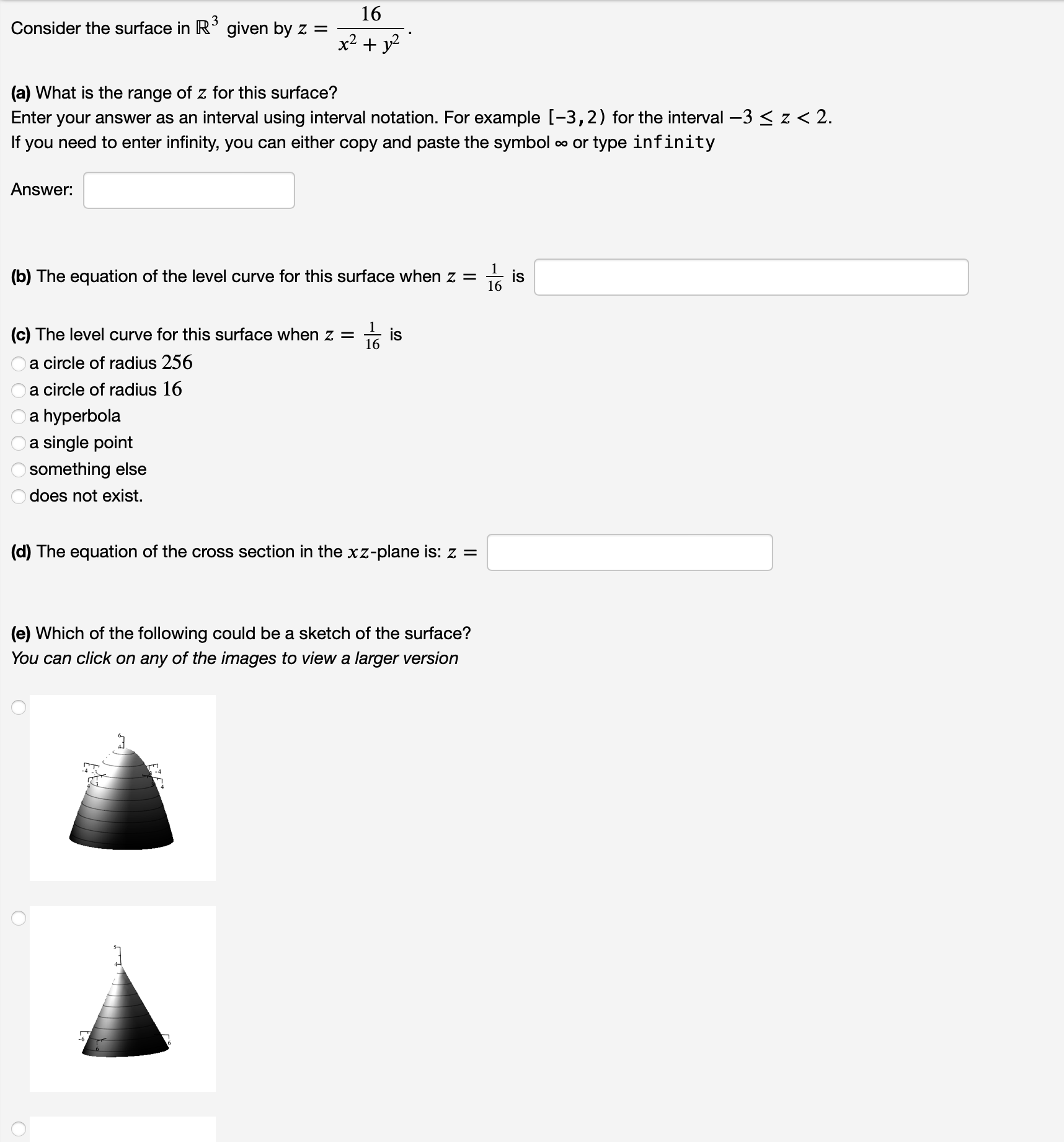 Solved (e) Which of the following could be a sketch of the | Chegg.com
