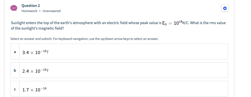 Solved Question 2 Homework. Unanswered . Sunlight enters the | Chegg.com