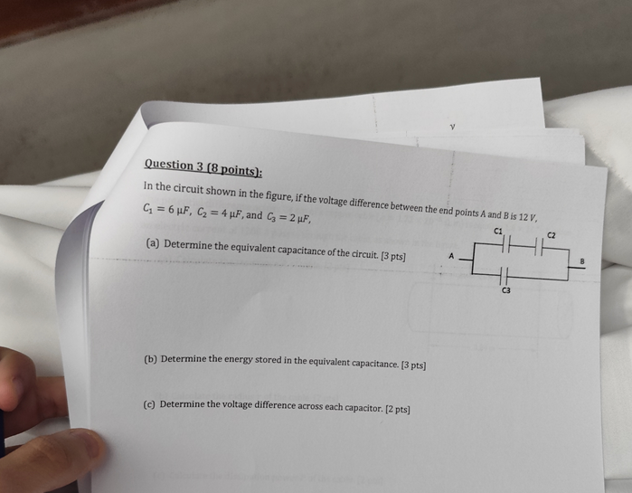 Solved Question 3 (8 ﻿points):In ﻿the circuit shown in ﻿the | Chegg.com