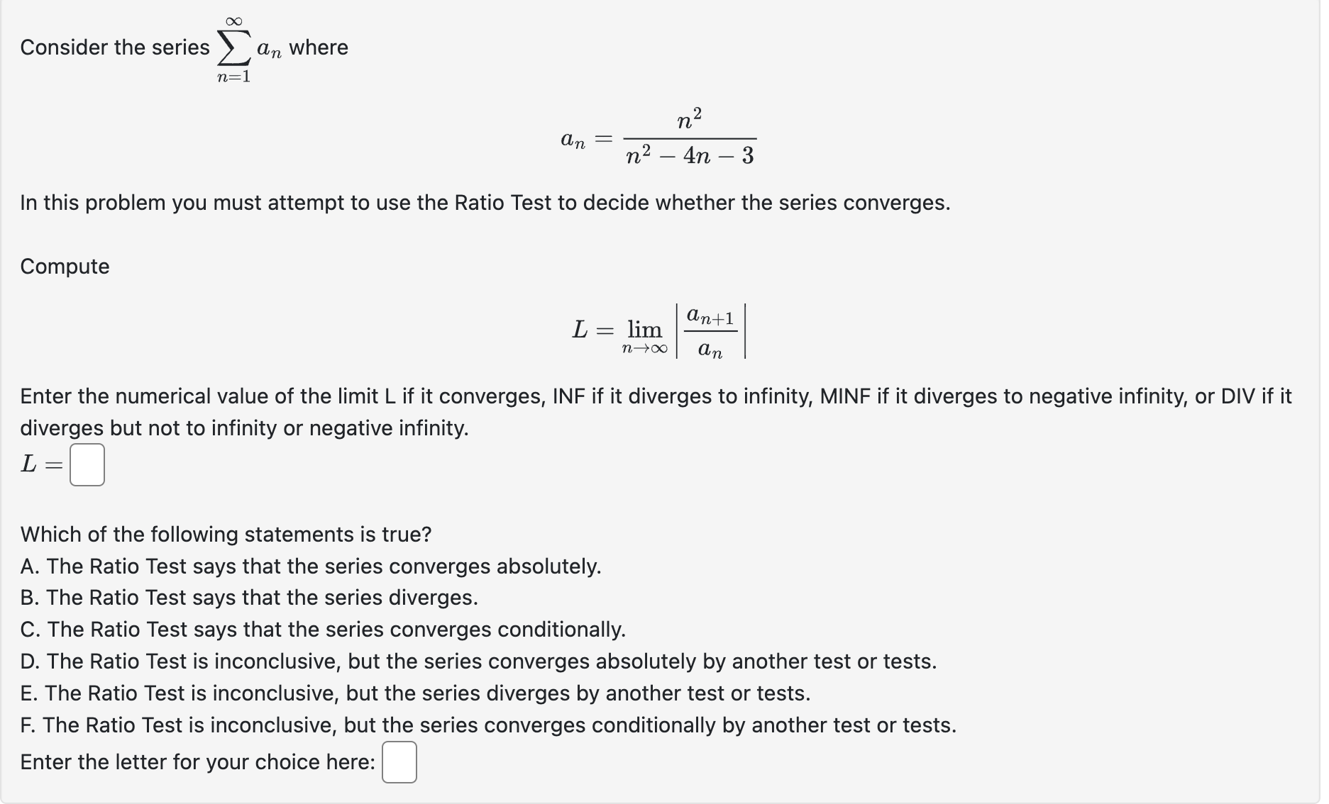 solved-consider-the-series-n-1-an-where-an-2n2-3-3n-5-n-5-chegg