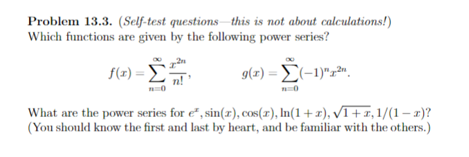 Solved Problem 13.3. (Self-test questions this is not about | Chegg.com