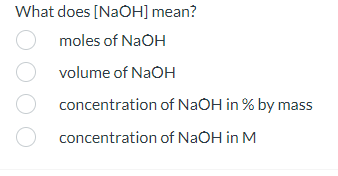 Solved You find that the moles of NaOH you use in this lab | Chegg.com