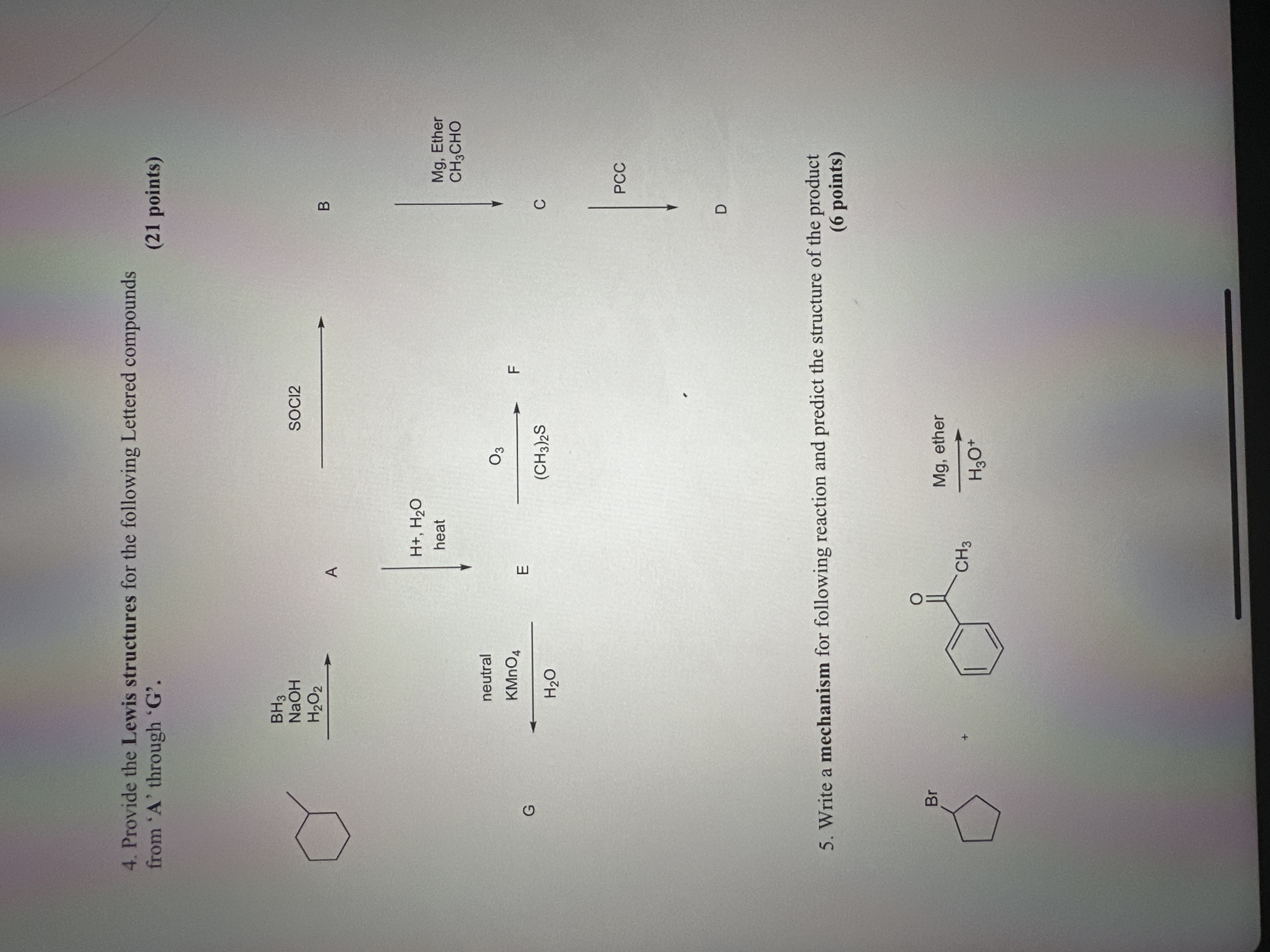 Solved PLEASE HELP ASAP Provide the Lewis structures for the | Chegg.com