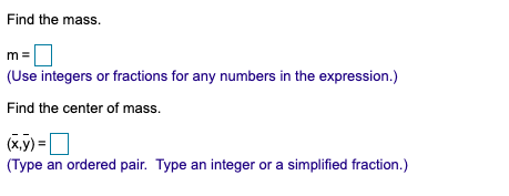 Solved The following double integral gives the mass of a | Chegg.com