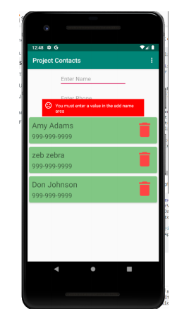 Android Studio Java: IMPORTANT: The homepage of the | Chegg.com