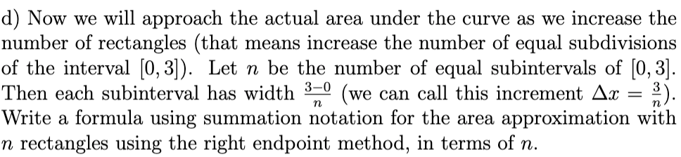 Solved Problem 1: Approximating an area under a parabola In | Chegg.com