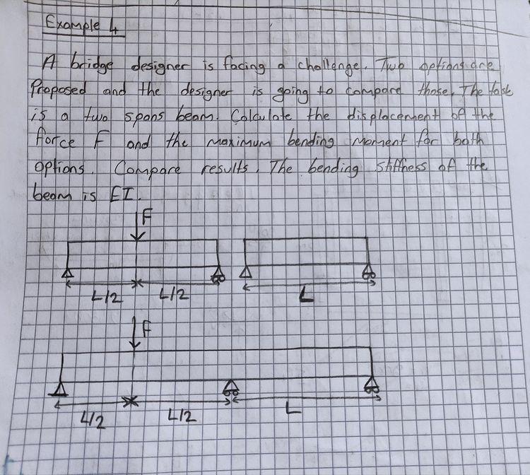 Solved 4 Example A Bridge Designer Is Facing A Chollenge. | Chegg.com