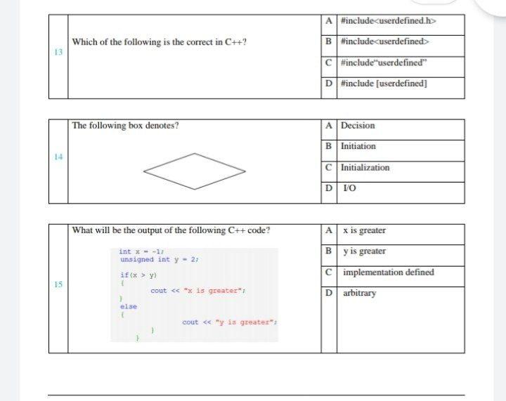Solved A #include Which of the following is the correct in | Chegg.com