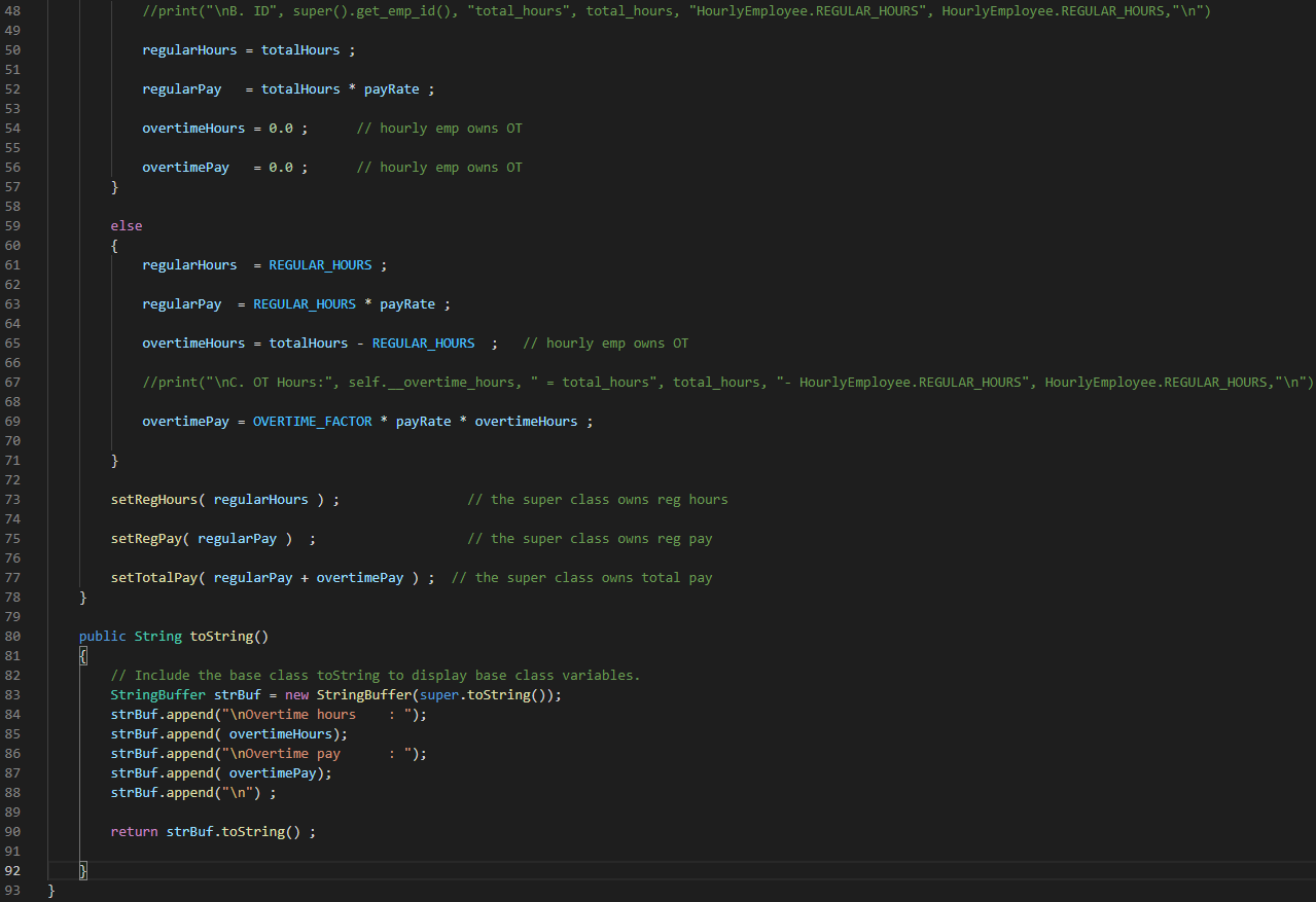 Solved JAVA: Inheritance & Polymorphism Here are parts of | Chegg.com