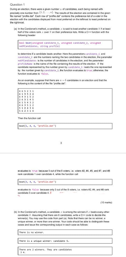 Solved please answer question a and b using c++. a and b is | Chegg.com