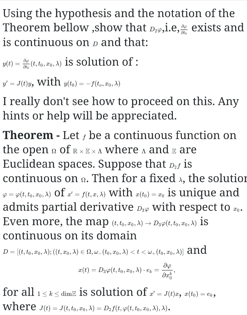 hypothesis in theorem