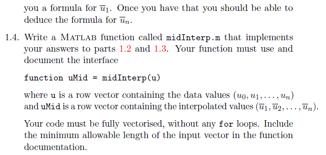 Solved 1.1. Consider the interval 1;-2 | Chegg.com