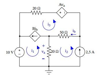 Solved In the circuit of figure the currents i1, i2 and i3 | Chegg.com