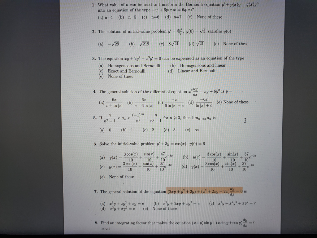 Solved 1 What Value Of N Can Be Used To Transform The Be Chegg Com