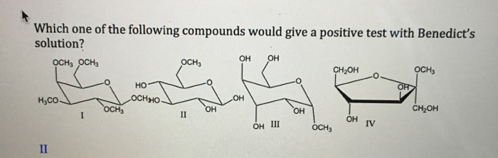 Solved Which one of the following compounds would give a | Chegg.com