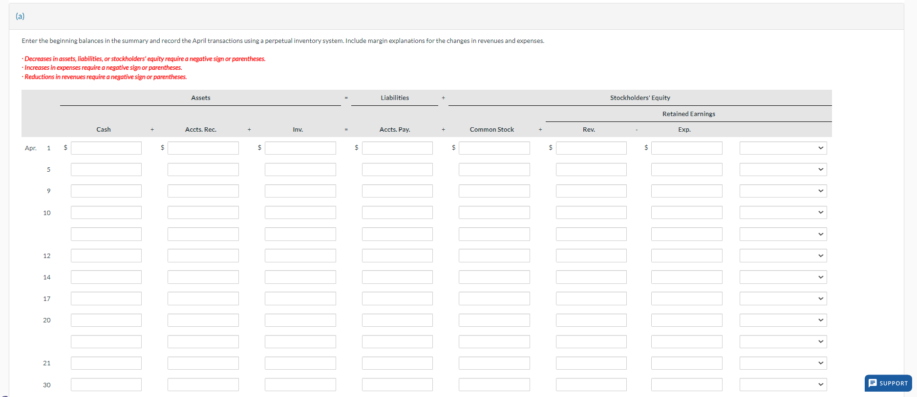 Solved Apr. 5 Purchased golf bags, clubs, and balls on
