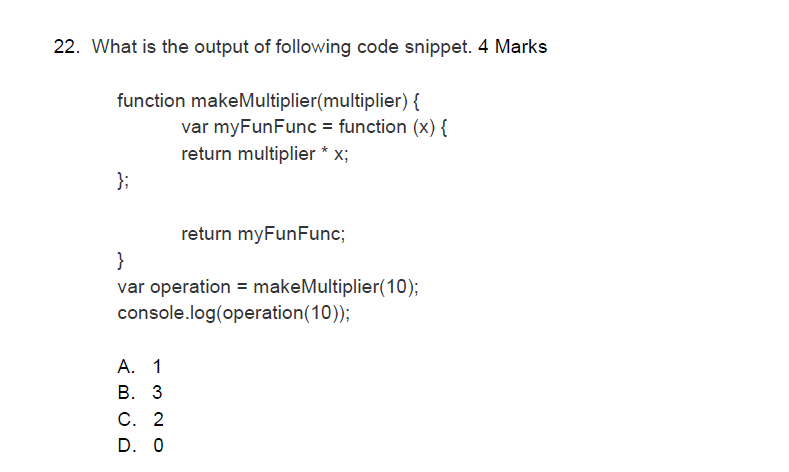 Solved 21. Defining a variable as an Object Literal (Eg: var | Chegg.com