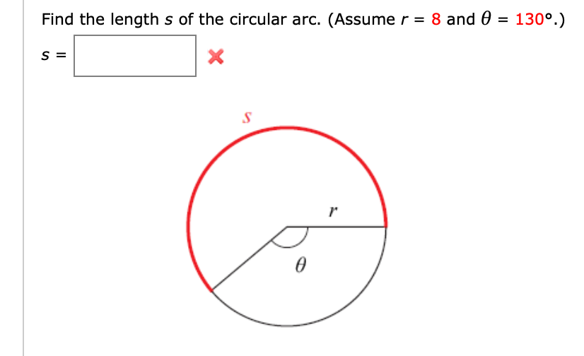 solved-find-the-length-s-of-the-circular-arc-assume-r-8-chegg