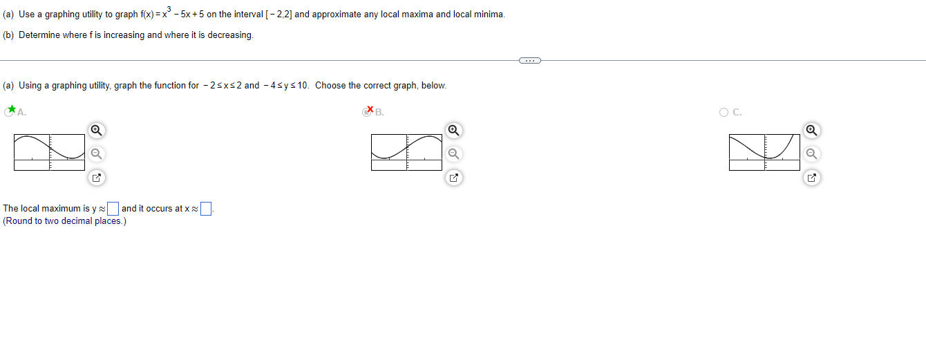 solved-a-use-a-graphing-utility-to-graph-f-x-x3-5x-5-on-chegg