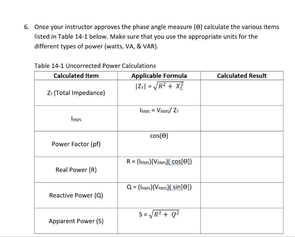 Solved Measure the phase angle from the oscilloscope