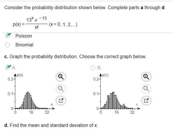 Solved Consider the probability distribution shown below. | Chegg.com