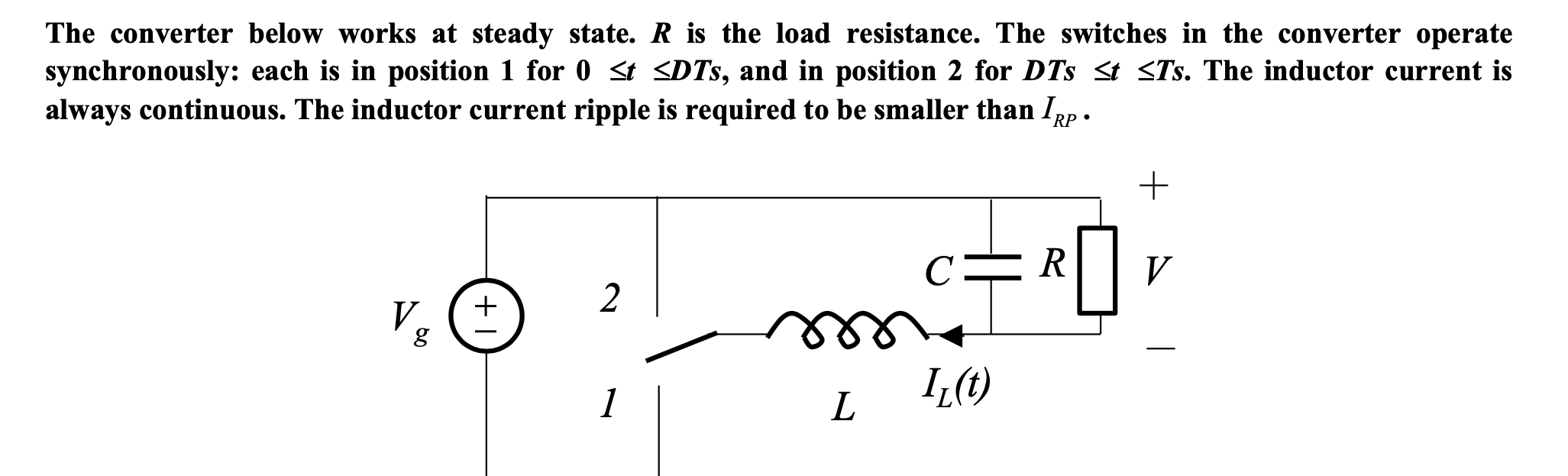 Solved Problem 4 (3 Points): Please Derive Converter's | Chegg.com