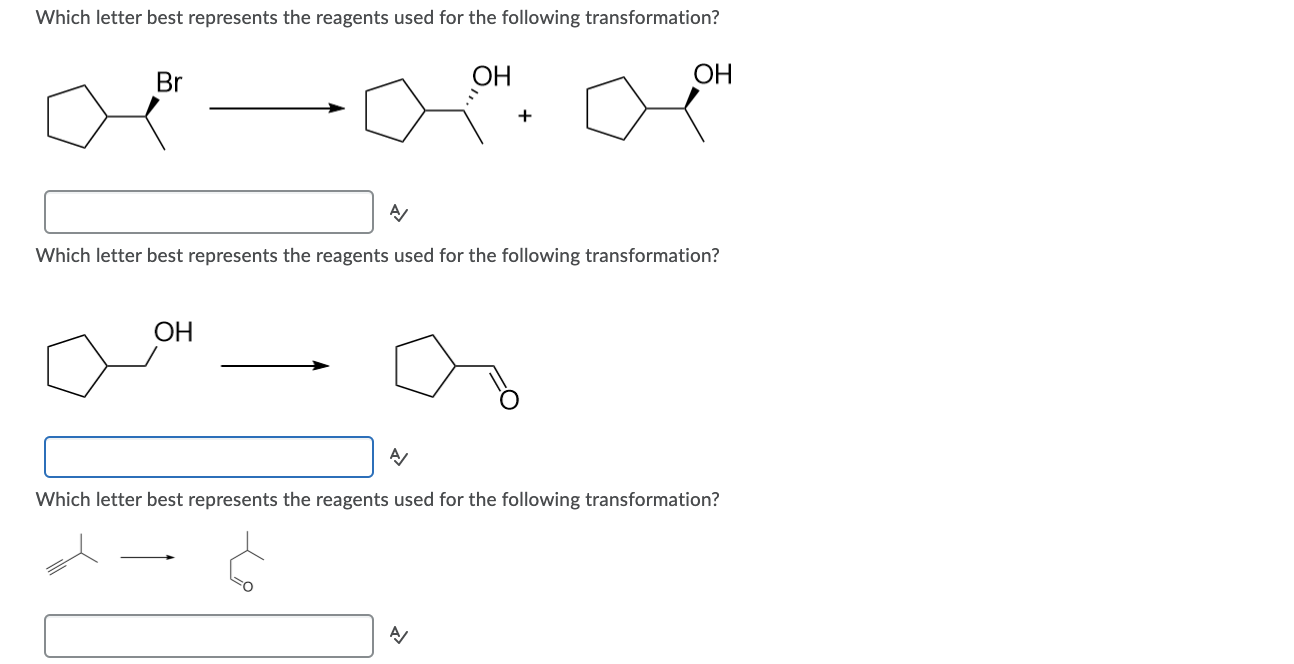 Solved HBr (2 equiv) A H2/Pt B 1. HBH2 2. H2O2, OH С | Chegg.com