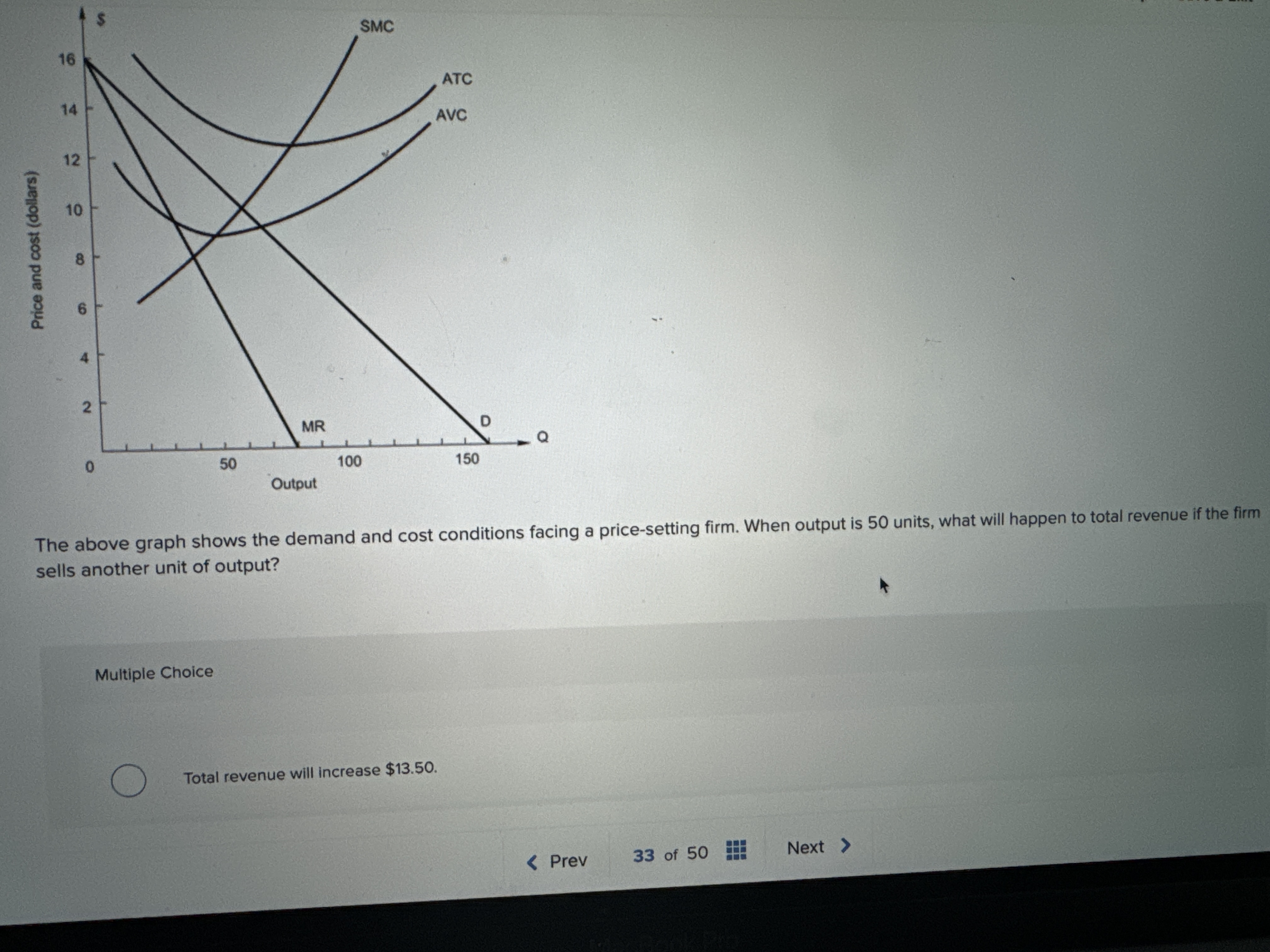 Solved The above graph shows the demand and cost conditions | Chegg.com