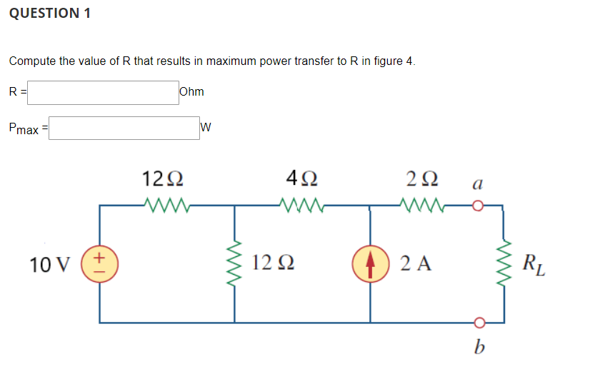 Solved Compute the value of R that results in maximum power | Chegg.com