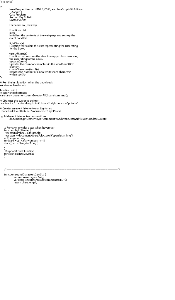 (Solved) : Anyone Tell Wrong Javascript Syntax Tutorial 11 Case Problem ...