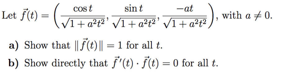 Solved -at cost sint Let F(t) = 1 tt = (v1 + a242 V1 + a2+2' | Chegg.com