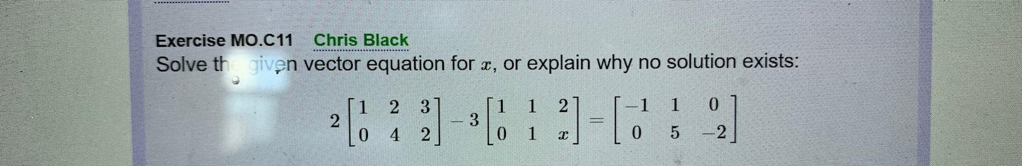 Solved 3] 2 [1 4 -3 3 2. Let A В. and C 4. Let a = 4 and 6 3 | Chegg.com