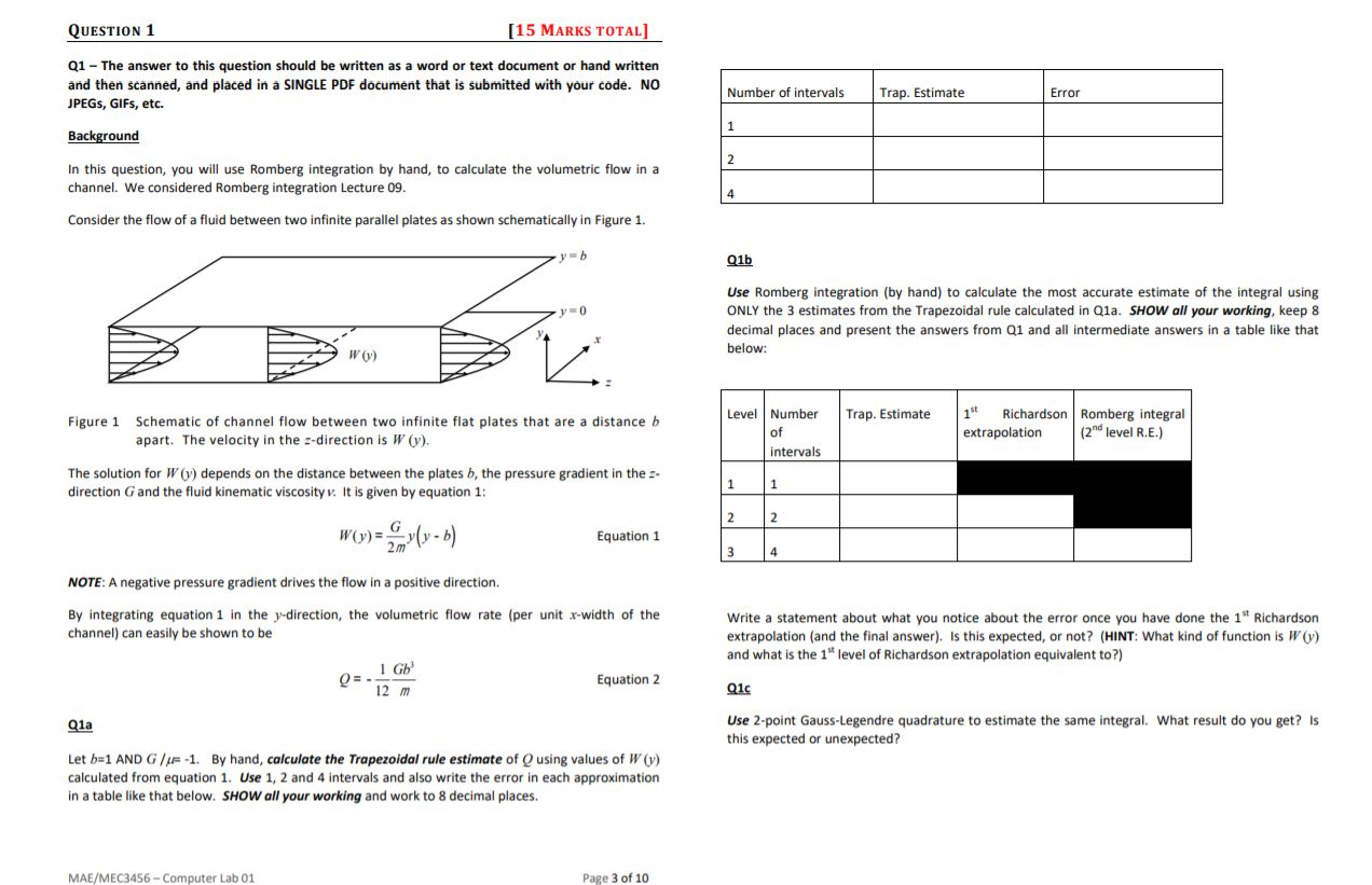 QUESTION 1 [15 MARKS TOTAL Q1 - The answer to this | Chegg.com