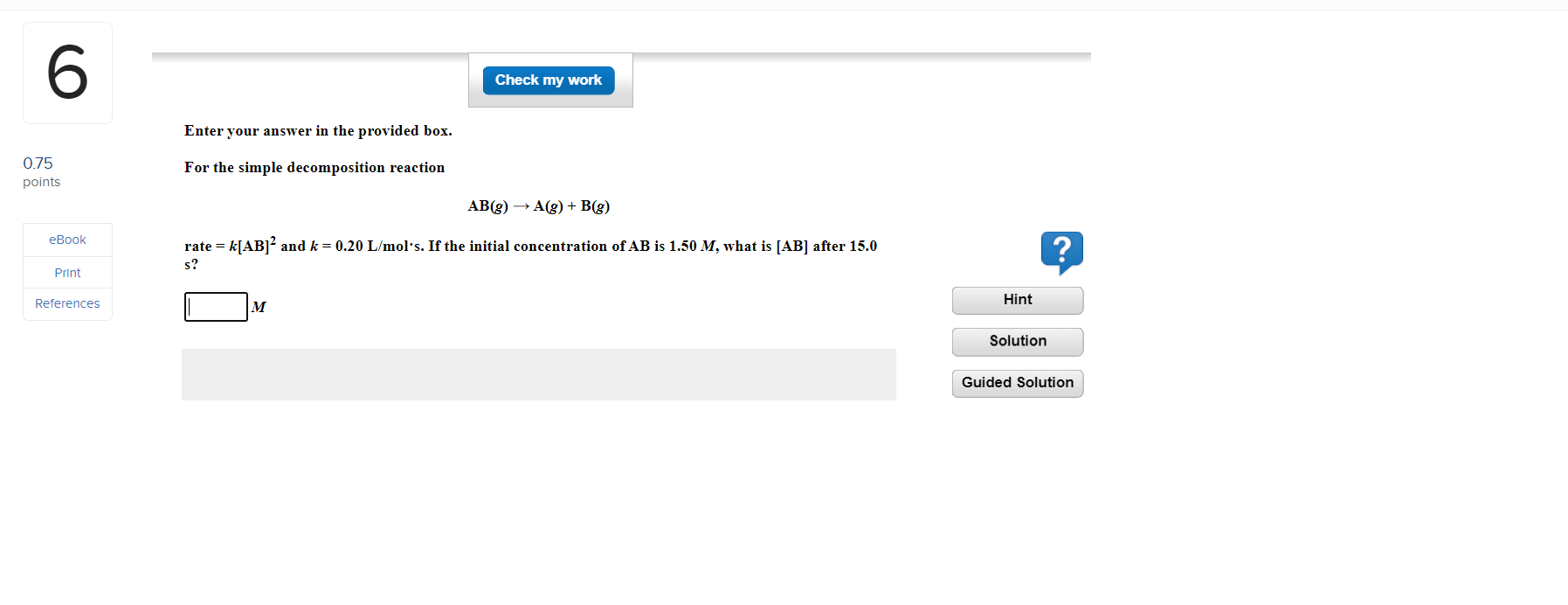 Solved 6 Check My Work Enter Your Answer In The Provided | Chegg.com