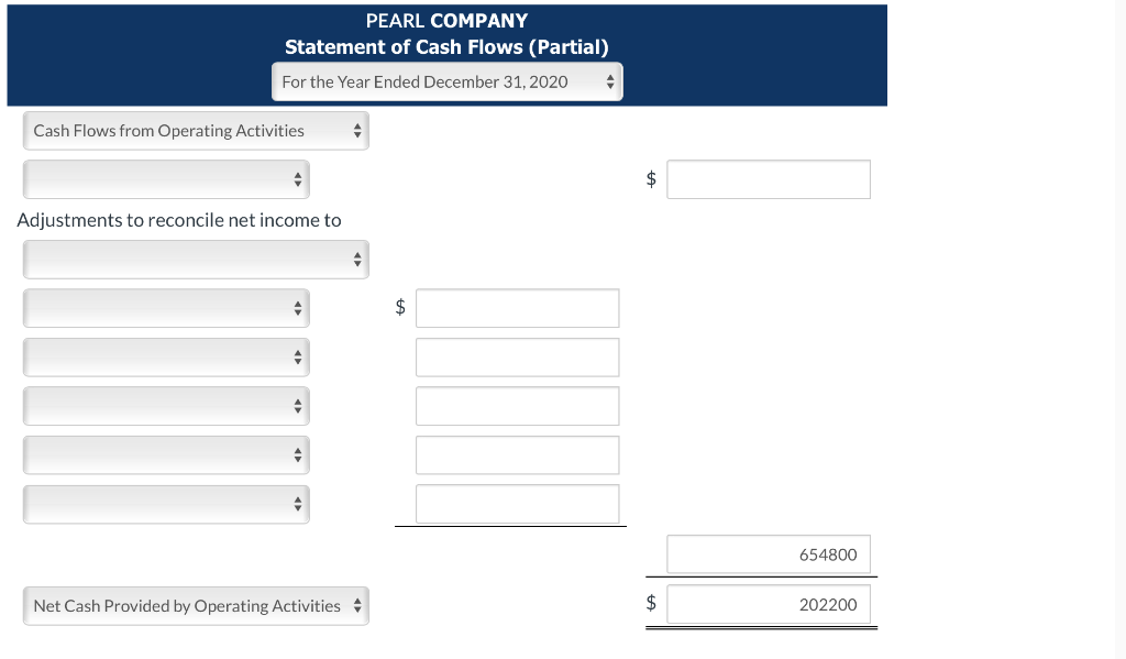 Solved Pearl Company's income statement for the year ended | Chegg.com