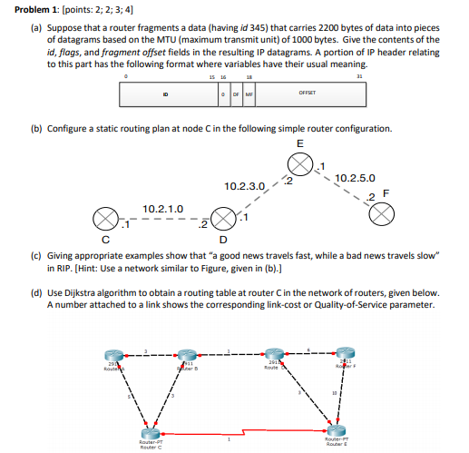 Solved Problem 1: (points: 2;2;3; 4) (a) Suppose That A | Chegg.com