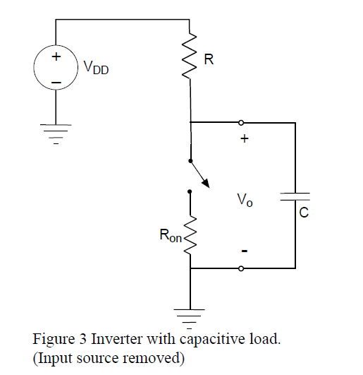 Solved In figure 3, assume the switch has been closed (on) a | Chegg.com