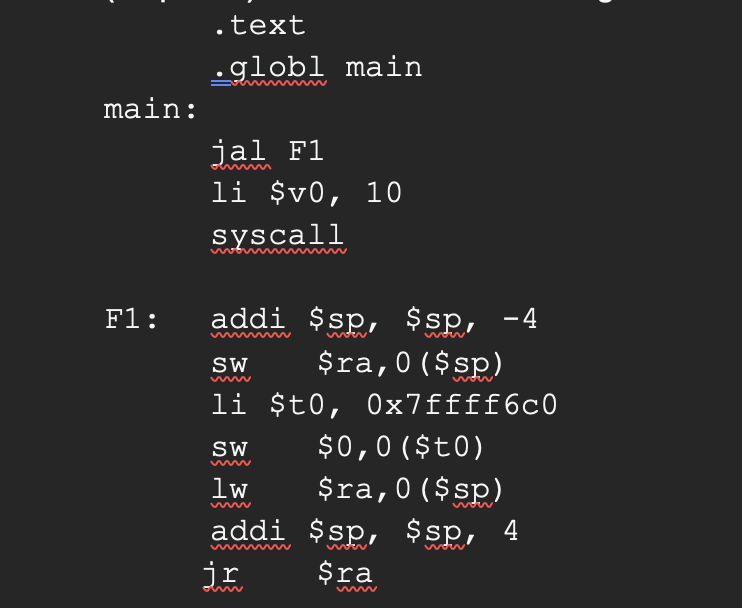 Solved Will The Following MIPS Function Return Correctly? | Chegg.com