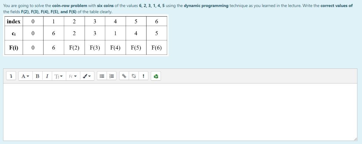 Solved You are going to solve the coin-row problem with six | Chegg.com