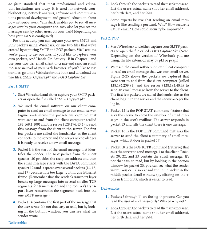 Refer to hands-on activity 2C in your textbook | Chegg.com