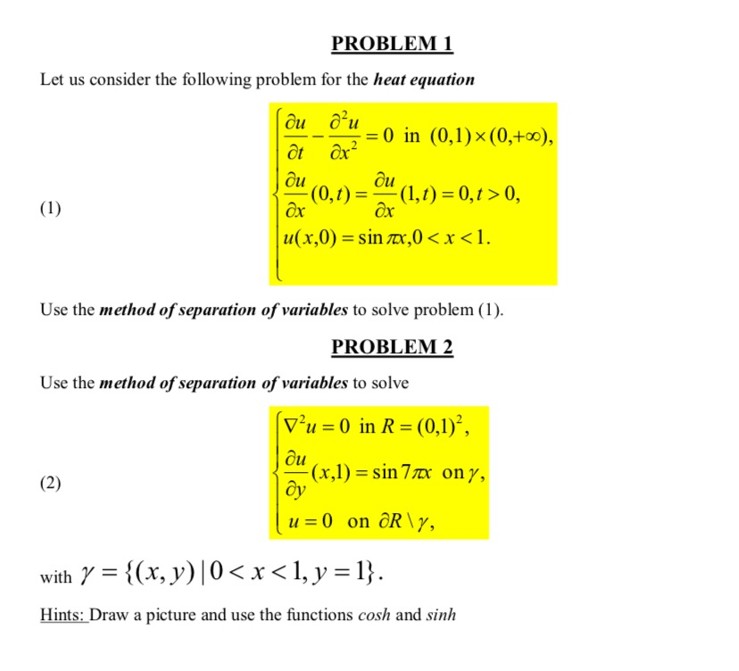 Solved PROBLEM 1 Let us consider the following problem for | Chegg.com