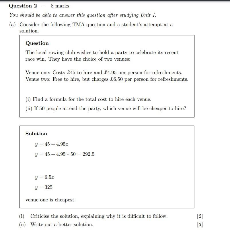 Solved Question 2 −8 marks You should be able to answer this | Chegg.com