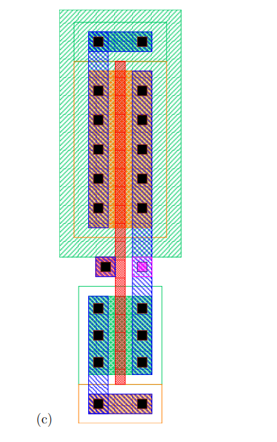 Given that the layout in (a) is a minimum sized | Chegg.com
