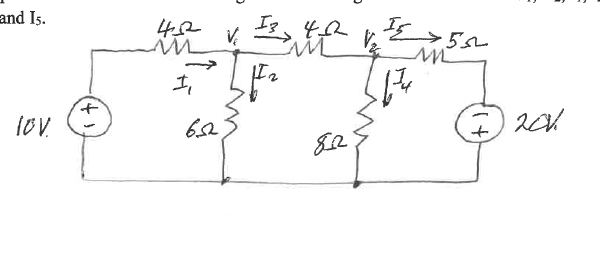 Solved Solve the circuit below using the node voltage | Chegg.com