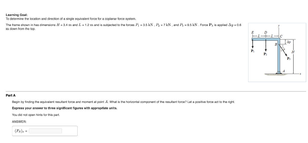 Solved Learning Goal To Determine The Location And