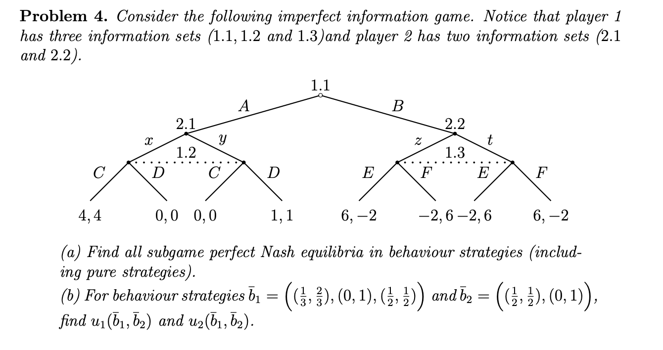 Problem 4. Consider the following imperfect | Chegg.com