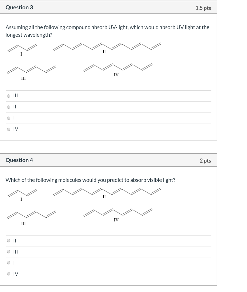 Solved Question 3 1.5 pts Assuming all the following