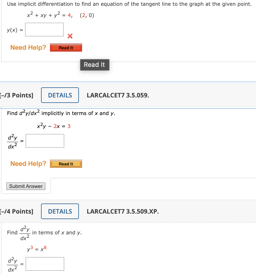 Solved Find the second derivative of the function. | Chegg.com
